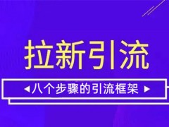 我來說說:做引流拉新活動總結(jié)的八個步驟的引流框架