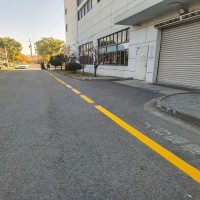 張家港楊舍鎮車道黃線白線畫線說明 蘇州工廠道路消防通道網格線